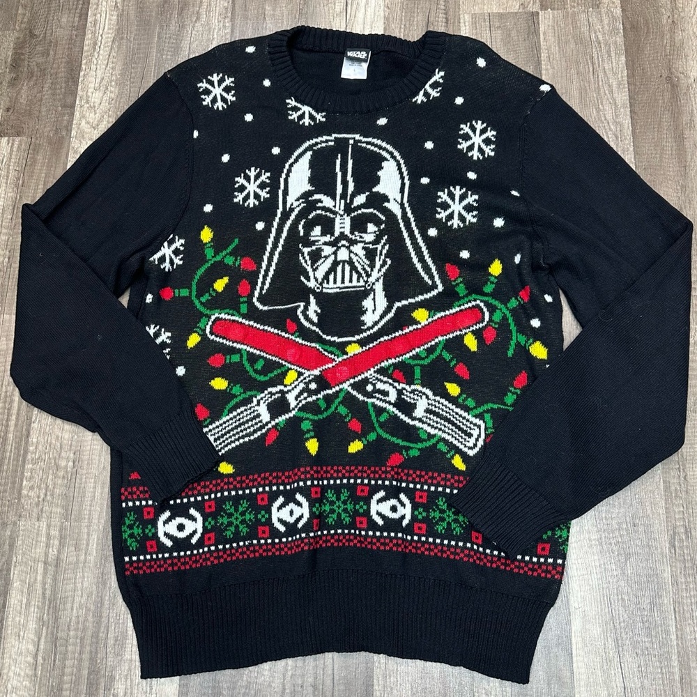 STAR WARS LUCAS FILMS Darth Vader Ugly Christmas Sweater